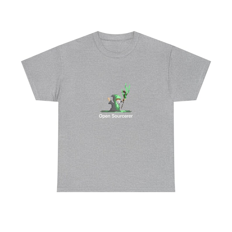 Open Sourcerer - Sviluppatore Web - Maglietta girocollo unisex regolare immagine 6