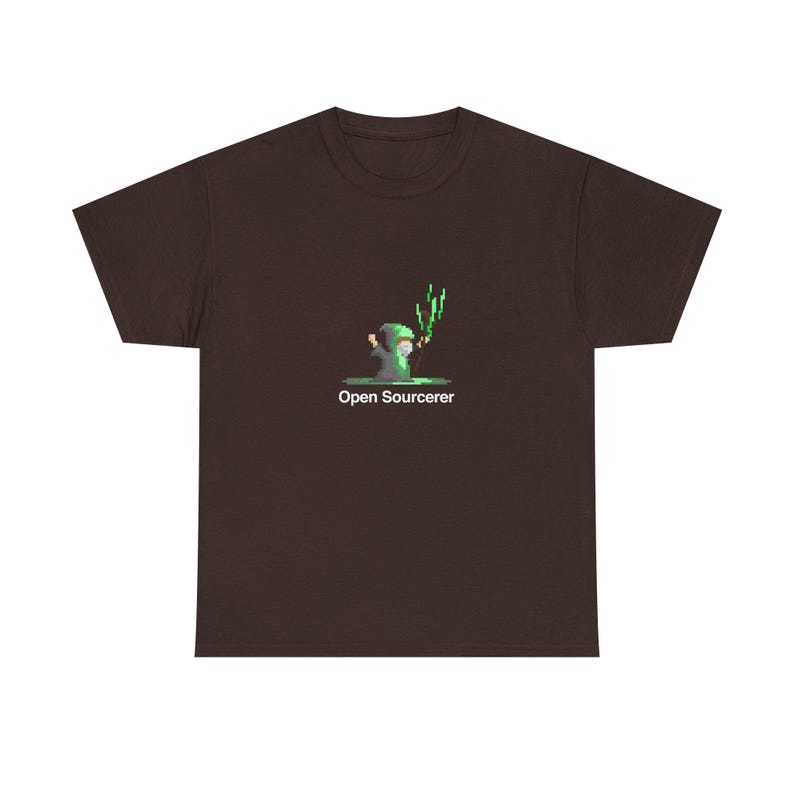 Open Sourcerer - Sviluppatore Web - Maglietta girocollo unisex regolare immagine 9