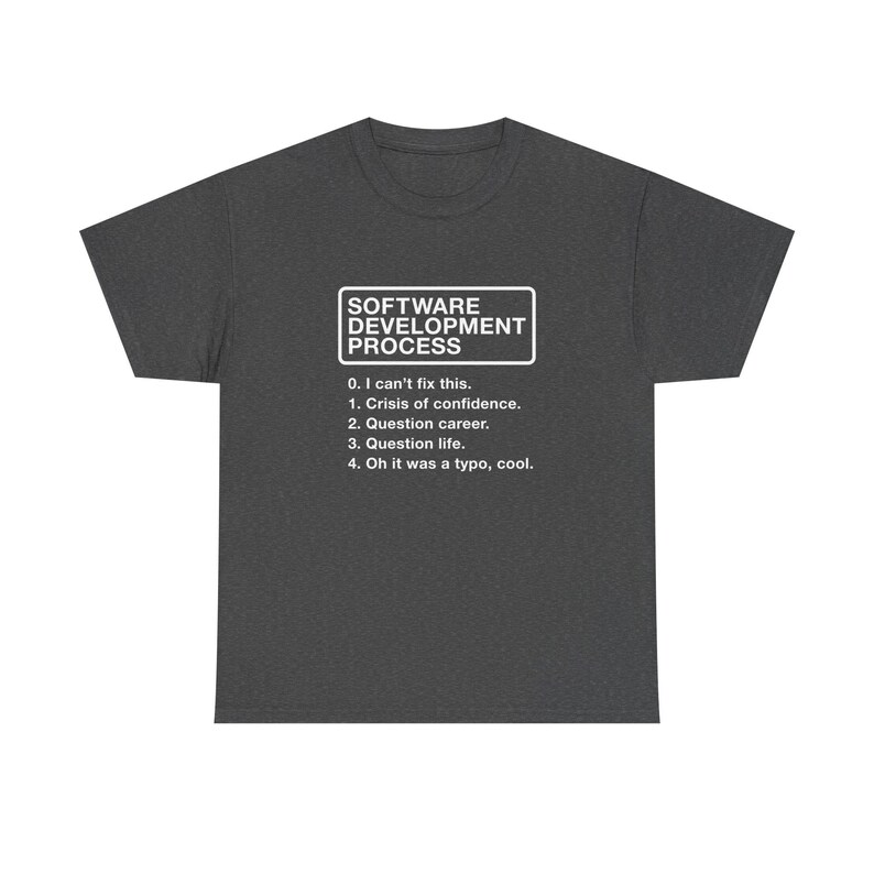 Processus de développement logiciel - Geek Coding - T-shirt ras du cou unisexe standard image 11