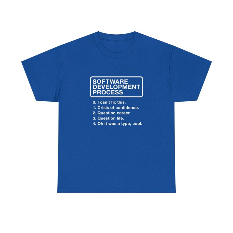 Processus de développement logiciel - Geek Coding - T-shirt ras du cou unisexe standard image 14
