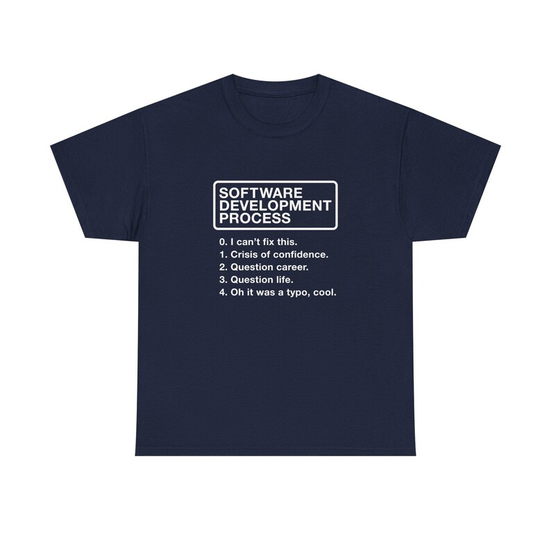Processus de développement logiciel - Geek Coding - T-shirt ras du cou unisexe standard image 15