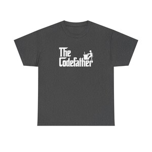 The Code Father - Programmer Coder Dad - uniseks T-shirt met ronde hals afbeelding 11