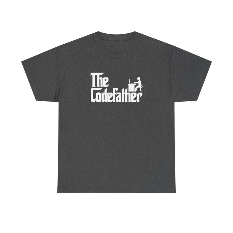 The Code Father - Programmer Coder Dad - uniseks T-shirt met ronde hals afbeelding 11