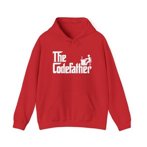 The Code Father - Programmer Coder Dad - Unisex Hooded Sweatshirt image 12