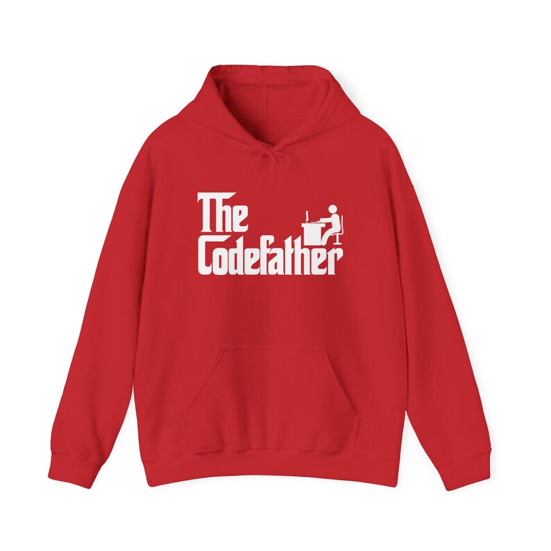 The Code Father - Programmer Coder Dad - Unisex Hooded Sweatshirt image 12