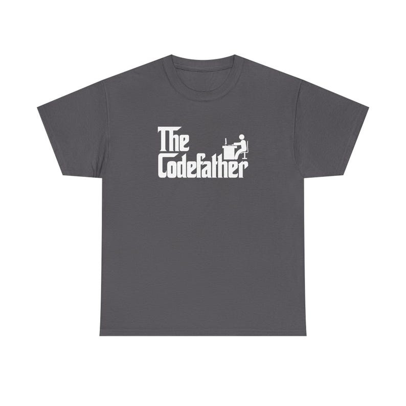 The Code Father - Programmer Coder Dad - uniseks T-shirt met ronde hals afbeelding 13