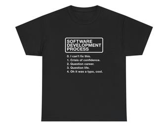 Processus de développement logiciel - Geek Coding - T-shirt ras du cou unisexe standard