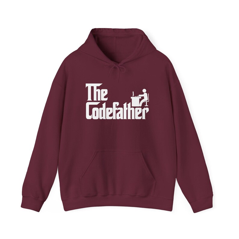 The Code Father - Programmer Coder Dad - Unisex Hooded Sweatshirt image 6