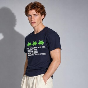 99 Little Bugs In My Code - Nerd Shirt - IT Shirt - Regular Unisex Crewneck T-Shirt