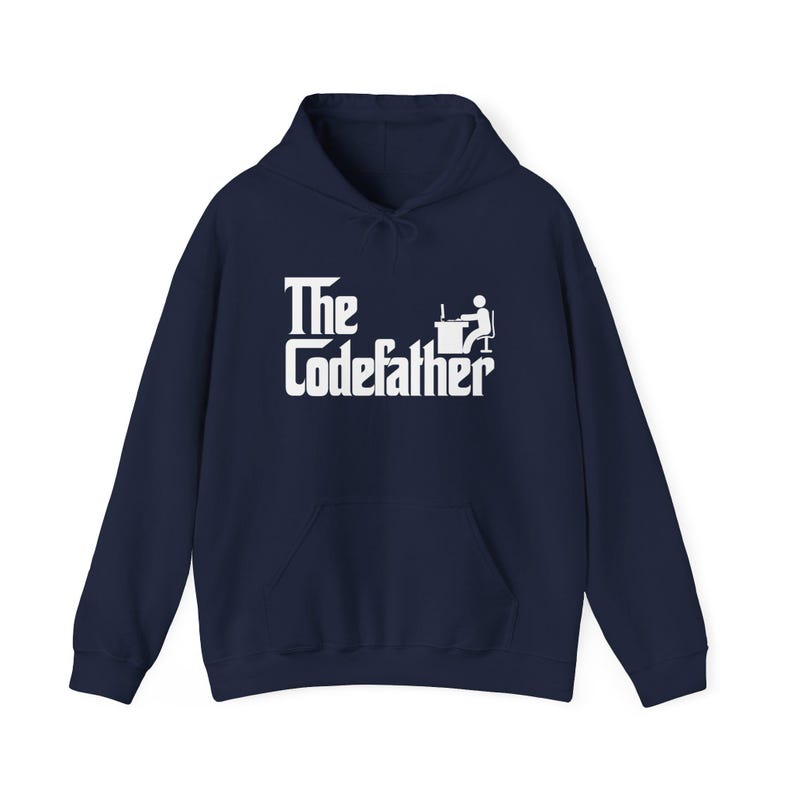 The Code Father - Programmer Coder Dad - Unisex Hooded Sweatshirt image 11