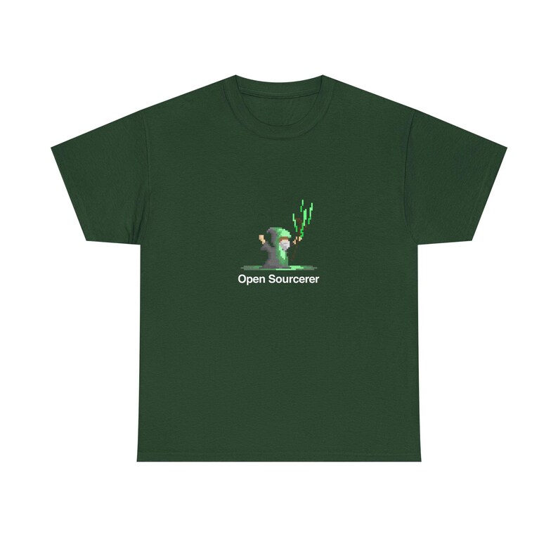 Open Sourcerer - Sviluppatore Web - Maglietta girocollo unisex regolare immagine 11