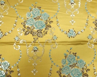 Stretch Luxury Brocade Cloqué jacquard Silk Fabric, Hand-Printed Kaftan/Abaya/Modest Wear Italy Fabric/Dirac/Sewing Dress