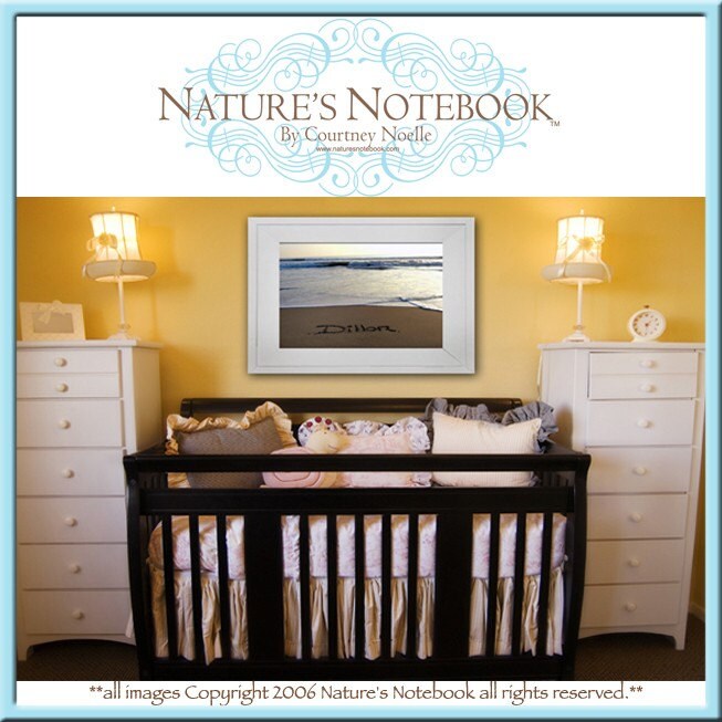 Nursery Decor Personalized Baby Gift Babies Name Written in Etsy