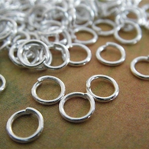 100 - Platinum (silver)- Jumprings - 5mm (PM5mm)