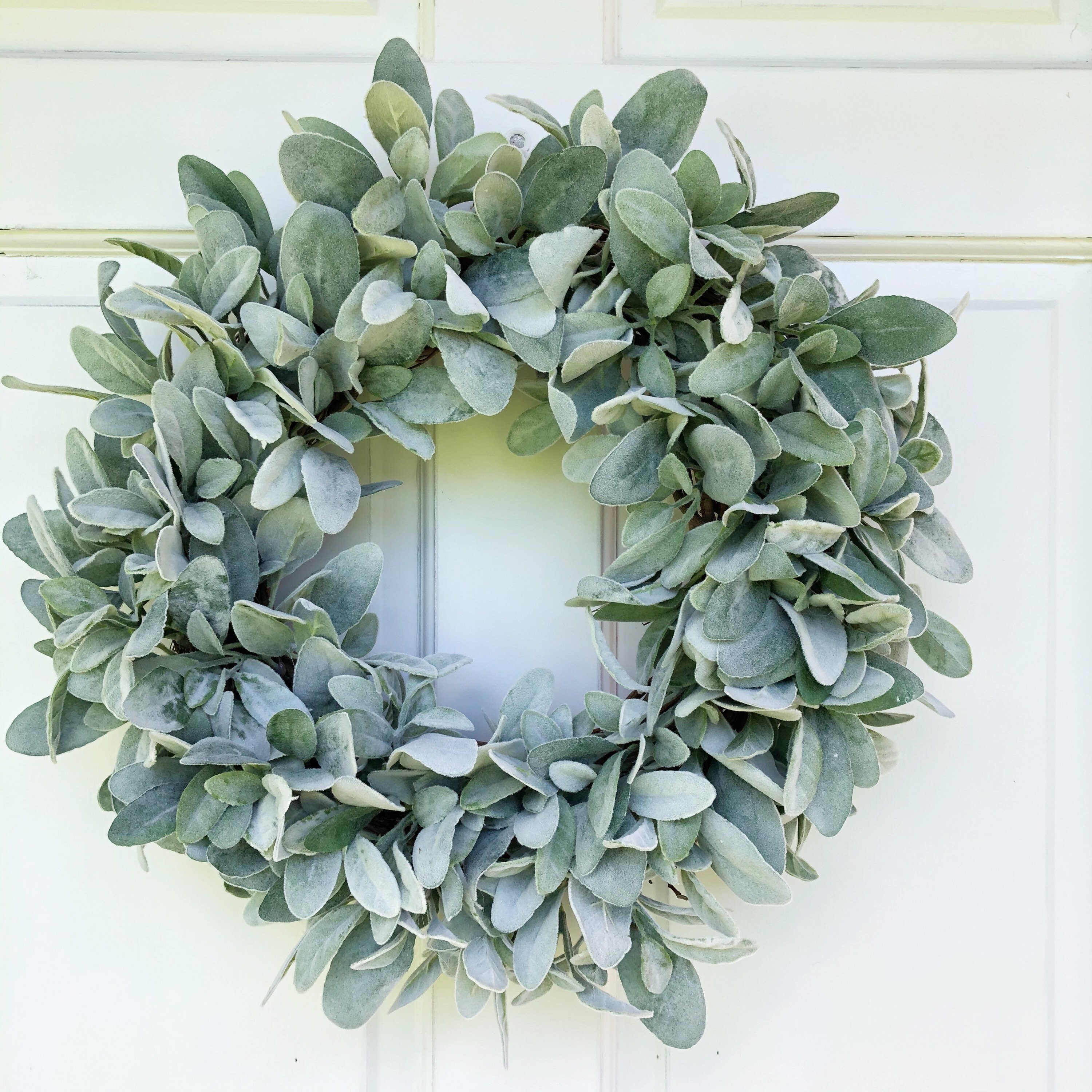 Cotton Wreath-Lambs Ear and Cotton Wreath-Buffalo Plaid Wreath-Fall Wreath-Everyday Wreath-Lambs Ear Wreath-Eucalyptus Wreath-Farmhouse Syle