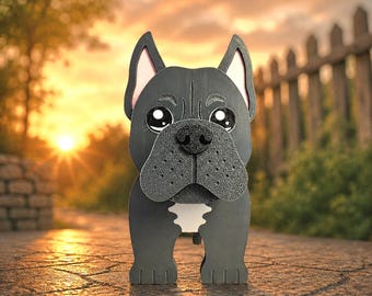 3D Printed Pit Bull Glasses Holder – Dog Lover Gift, Desk Decor