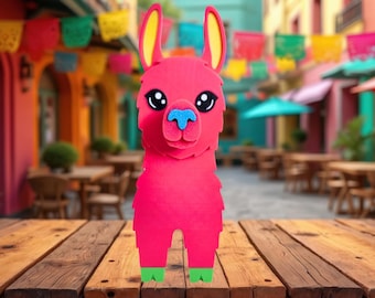 3D-geprinte lama piñata-brilhouder: leuk bureaudecor