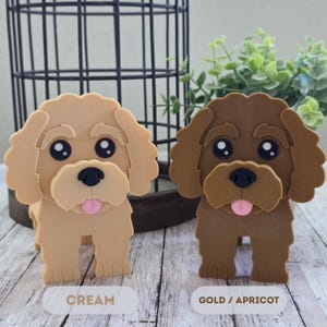 3D Printed Labradoodle Glasses Holder: Desk Organizer for Dog Lovers