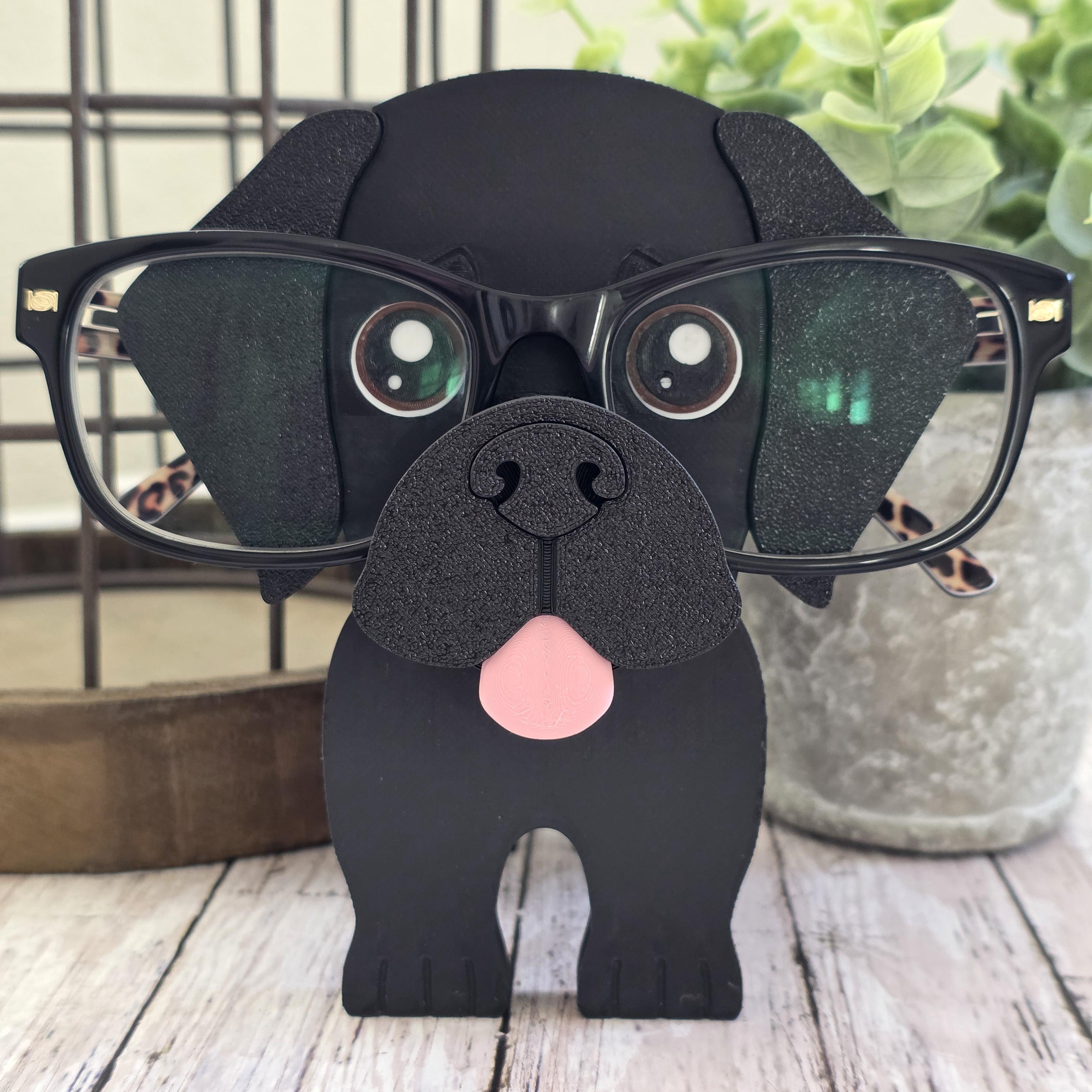 3Dプリントのラブラドール用メガネホルダー - 犬好きへの手作りギフト