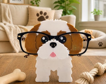 3D Printed Shih Tzu Glasses Holder | Desk Organizer