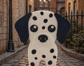 3D gedruckter Dalmatiner-Hund Brillenhalter | Schreibtisch Decor