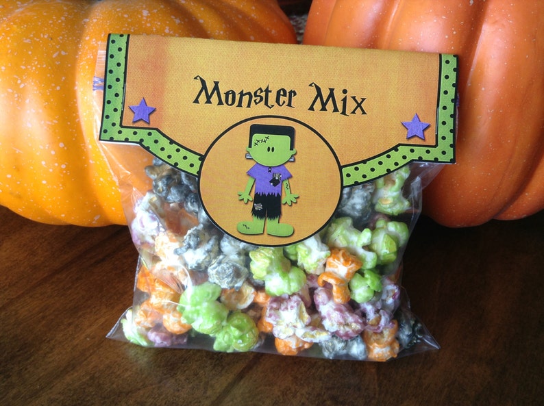 Halloween Printable Treat Bag Toppers | Etsy