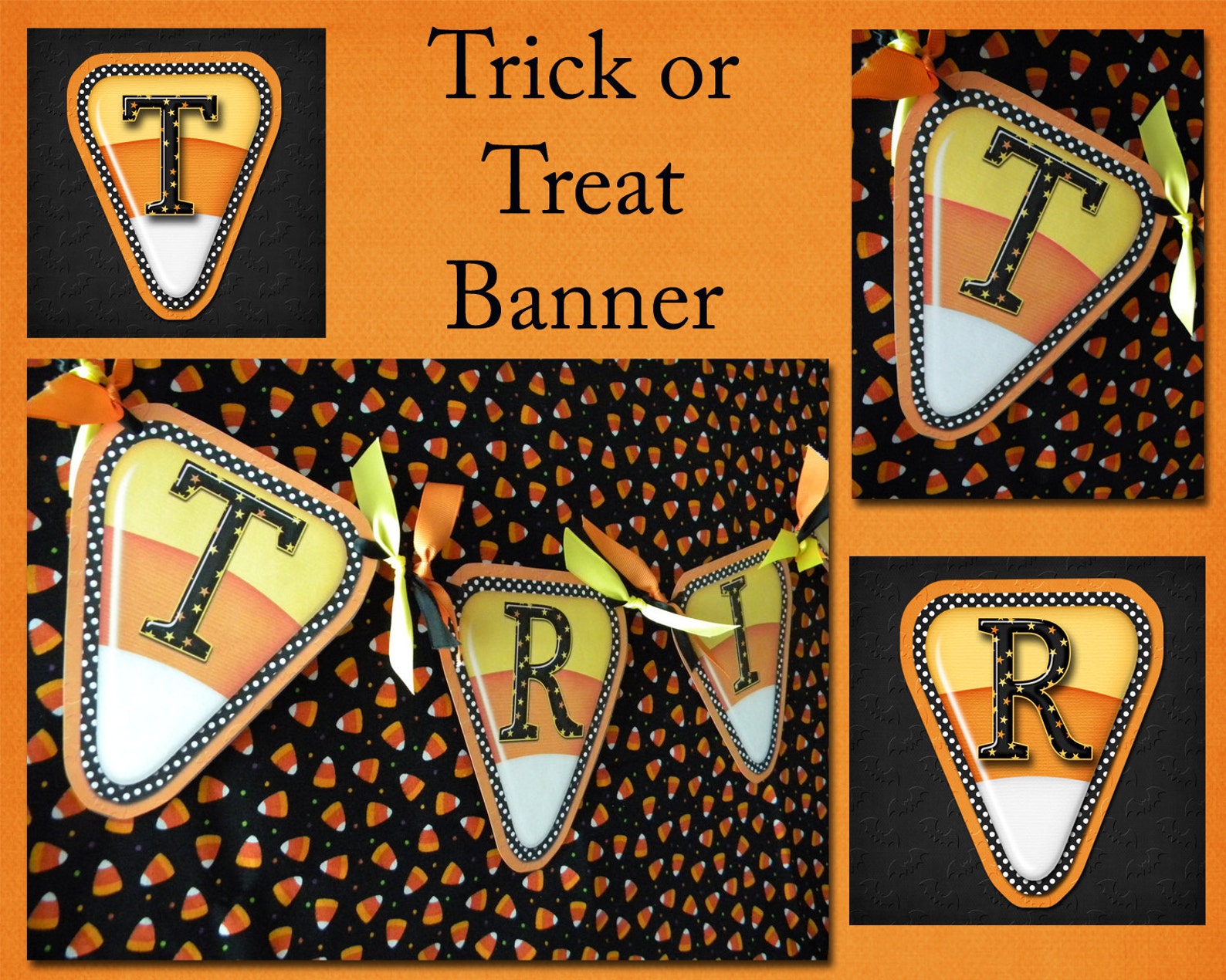 Trick or Treat Printable Banner - Etsy