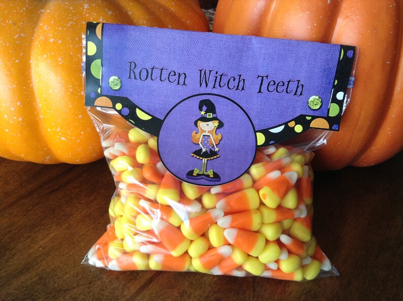 Halloween Printable Treat Bag Toppers | Etsy
