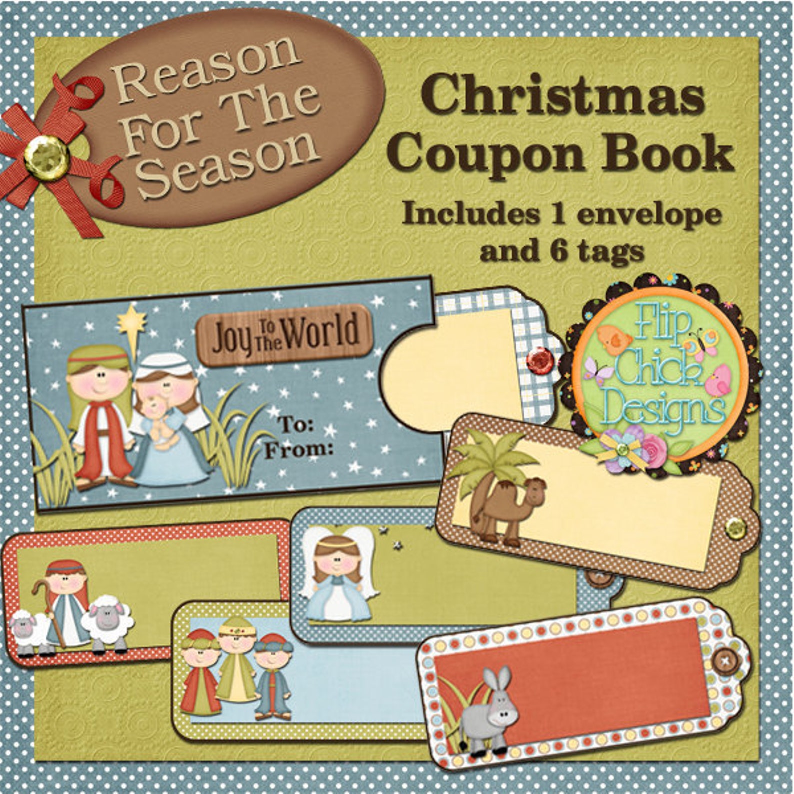Nativity Printable Coupon Book Etsy