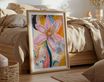 Empowered woman poster |  Feminist poster |  Female wall art | Female empowerment | Eclectic feminist Gallery wall art | Strong woman print