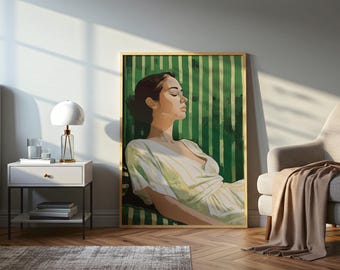 Female wall art  |  Empowered woman poster |  Feminist poster | Female empowerment | Eclectic feminist Gallery wall art | Strong woman print