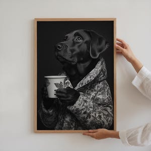 Black-white wallarte,Artful-decore-wall-art,Modern wallarte,Labrador retriever wall art, Dog lover gift, Black lab,Chocolate lab, Lab Lover