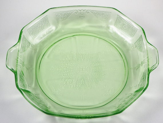 Anchor Hocking Glass PRINCESS Green Sherbert Dish Depression 1931-35
