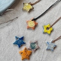 Colorful Ceramic Star Necklace \u2013 Handcrafted Pendant, Boho Jewelry Gift product logo