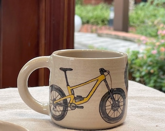 Custom Hand-Painted Cappuccino Mug – Personalized Ceramic Cup