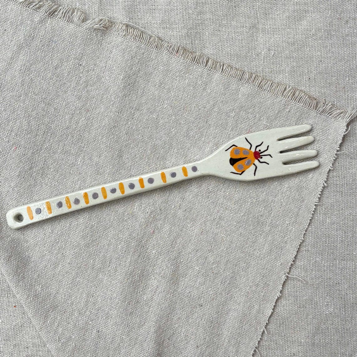 Custom Hand-painted Ceramic Fork – Design Your Own Illustration - Etsy