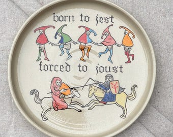 Custom Hand-Painted Ceramic Plate | Design Your Own Pottery | Dessert Plate 7.5 inches