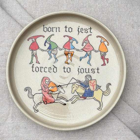 Custom Hand-Painted Ceramic Plate | Design Your Own Pottery | Dessert Plate 7.5 inches