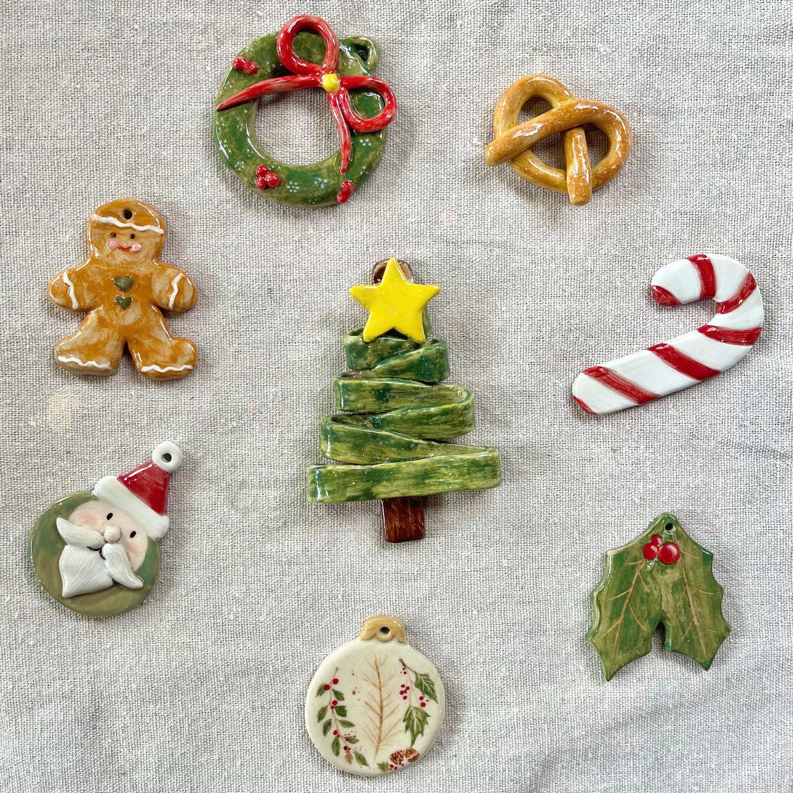 Handmade Ceramic Ornaments - Fun & Custom Designs