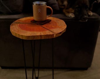 Wood Side Table