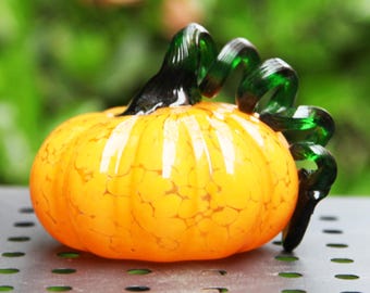 Handmade Glass Pumpkin, Wine Cabinet Ornament, Study New House Ornaments, Handicrafts Friends Birthday Gift, Car Decoration