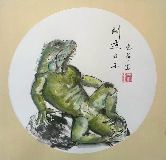 Handsome iguana