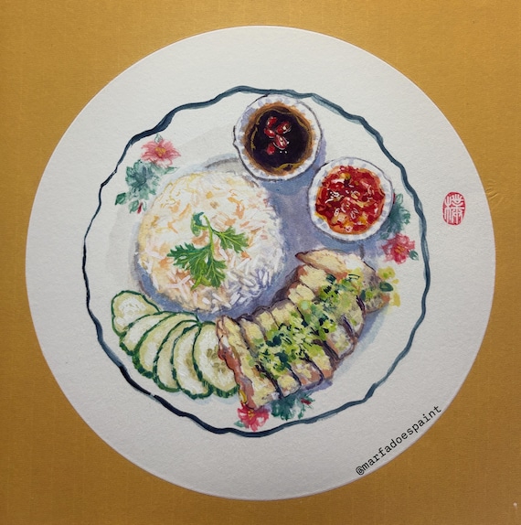 Custom made chicken rice