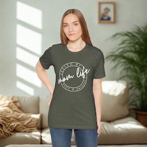 Mom Life Fueled by Caffeine and Love Shirt | Funny Mom Tee | Caffeine Lover Mom Shirt | Tired Mom Life Tee | Cute Mom Gift