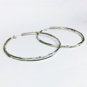 silver hoop earrings, silver twig earrings, branch earrings, 925 silver branches, twig hoop earrings, silver hoops, silver branches