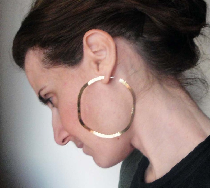 gold plated silver hoop earrings,statement hoops statement silver hoop earrings boho earrings gold wavy earrings large gold hoop earrings