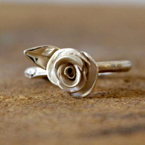 Handmade Sterling Silver Cross Ring - Double Ring -silver