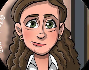 Pam Beesley |  The Office  |  vinyl sticker  |  BUMPER STICKER  |  VINYL  |  hydroflask