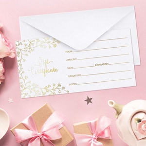 Benutzerdefinierte Luxus-Geschenkgutscheinkarten - 300 g / m² dickes Papier, personalisierte Visitenkarten, Dankes-Postkarten, gedruckte Geschenkgutscheine