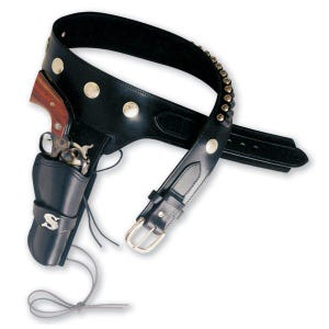 Leather Hand Tooled Holster Cartridge Belt Ammo Loops Ruger Colt .22 .32 .357 .38 .44 .45 & 12 Guage